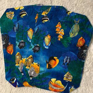 Vintage Vinyl Placemats Tropical Fish Set Of 3 South Pacific